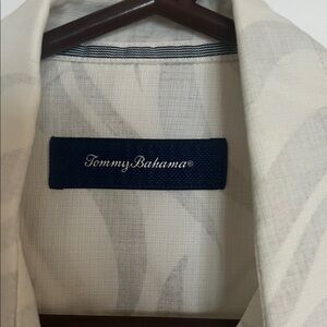 Tommy Bahama Subtle Pattern Cream Shirt